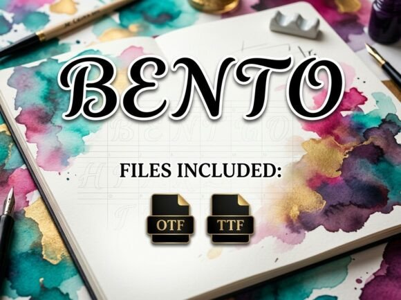 Bento: A Bold Display Font for Commanding Visuals