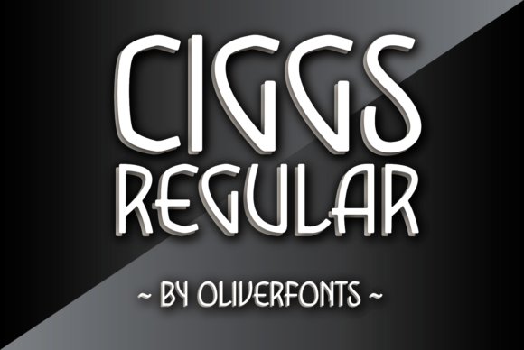Ciggs: A Creative Font for Authentic Branding