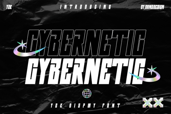 Cybernetic: The Sharp Edge of Futuristic Y2K Blackletter Design