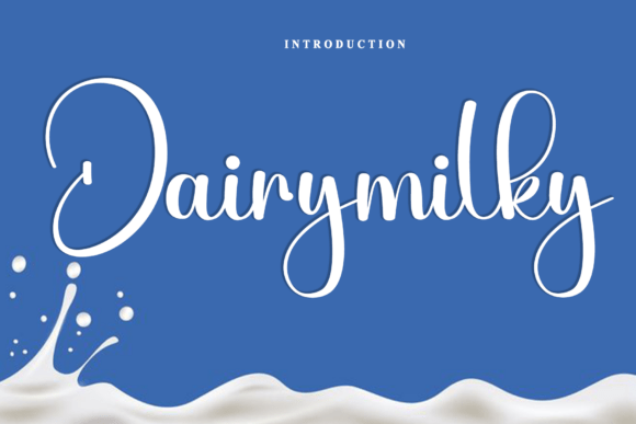 Dairymilky: A Handwritten Font for Timeless Branding