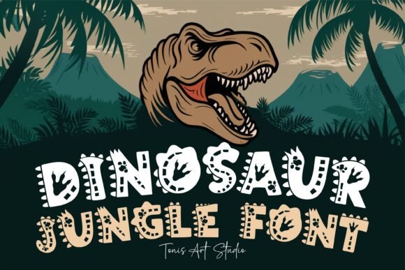 Dinosaur Jungle: A Typeface for Prehistoric Playfulness