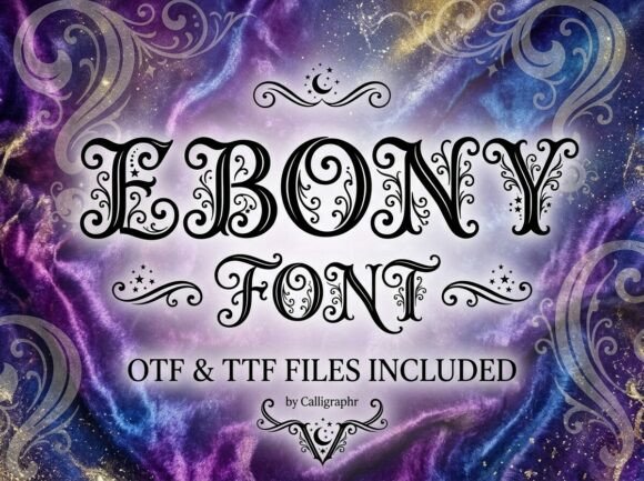 Ebony: A Font That Weaves Magic into Modern Design