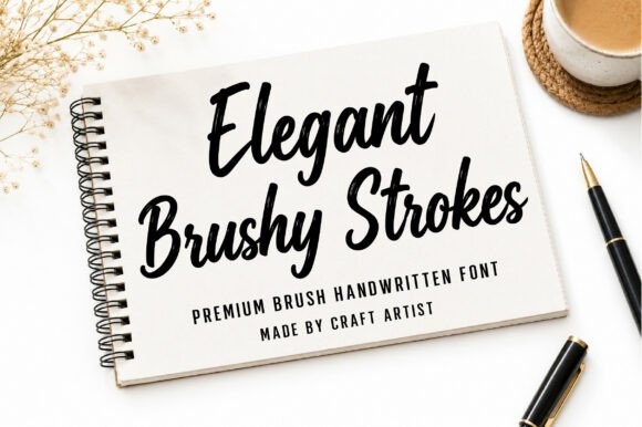 Elegant Brushy Strokes: Elevate Your Creative Projects
