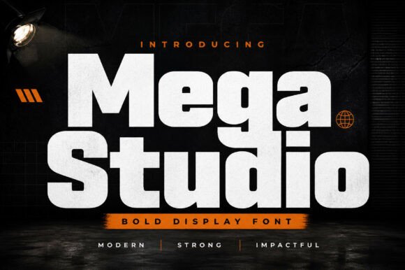 Mega Studio: The Display Font That Commands Attention