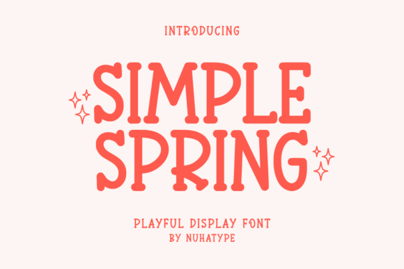 Simple Spring: A Thin Sans Serif for Authentic Design