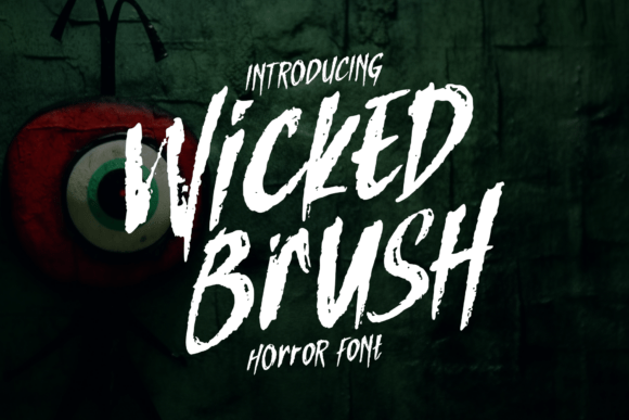 Wicked Brush: The Typeface for Eerie, High-Impact Design