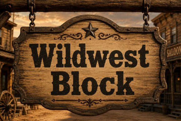 Wildwest Block: A Typeface with Frontier Grit